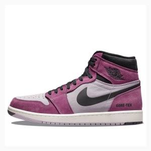 Nike Element Gore-Tex Light Berry Basketbol Ayakkabısı Air Jordan 1 Erkek Mor | JD-538LN