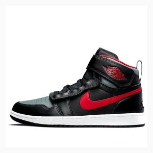 Nike FlyEase Basketbol Ayakkabısı Air Jordan 1 Erkek Siyah | JD-714UN