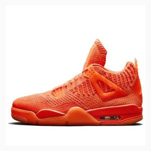 Nike Flyknit Total Basketbol Ayakkabısı Air Jordan 4 Erkek Turuncu | JD-146ST