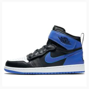 Nike High FlyEase 'Hyper Royal' Basketbol Ayakkabısı Air Jordan 1 Erkek Siyah Mavi | JD-712UW