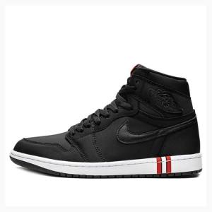 Nike High Retro PSG - Paris Saint Germain Basketbol Ayakkabısı Air Jordan 1 Erkek Siyah | JD-327IZ