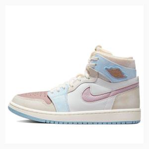 Nike High Zoom Air CMFT Oxford Basketbol Ayakkabısı Air Jordan 1 Kadın Pembe | JD-638CS