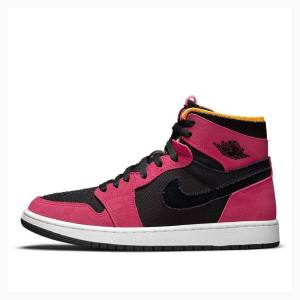 Nike High Zoom Konfor Fireberry Basketbol Ayakkabısı Air Jordan 1 Erkek Mor Siyah | JD-371FU