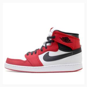 Nike KO High OG Chicago Basketbol Ayakkabısı Air Jordan 1 Erkek Kırmızı Siyah | JD-980WZ