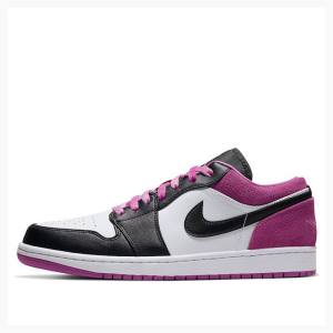 Nike Low SE Active Fuchsia Spor Ayakkabı Air Jordan 1 Erkek Mor | JD-813SW