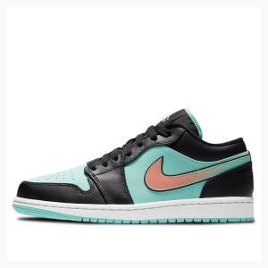 Nike Low SE Tropical Twist Spor Ayakkabı Air Jordan 1 Erkek Yeşil Siyah | JD-218OQ