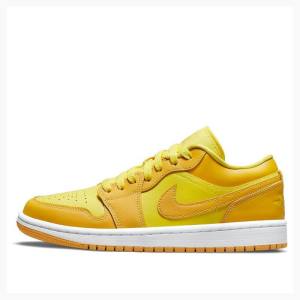 Nike Low Spor Ayakkabı Air Jordan 1 Kadın Sarı | JD-034UA