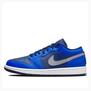 Nike Low-Top Spor Ayakkabı Air Jordan 1 Kadın Mavi | JD-748WJ