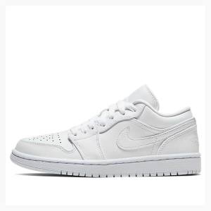 Nike Low Triple Spor Ayakkabı Air Jordan 1 Kadın Beyaz | JD-291XB