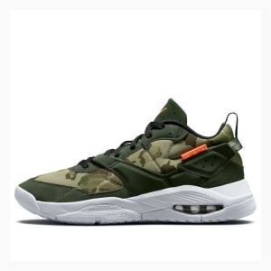 Nike NFH Camo Koşu Ayakkabısı Air Jordan Erkek Zeytin Yeşili | JD-675NM