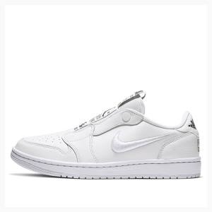 Nike RET Low Slip Spor Ayakkabı Air Jordan 1 Kadın Beyaz | JD-975XP