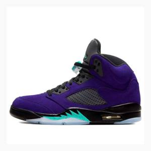 Nike Retro Alternate Grape Basketbol Ayakkabısı Air Jordan 5 Erkek Mor Siyah | JD-821QC