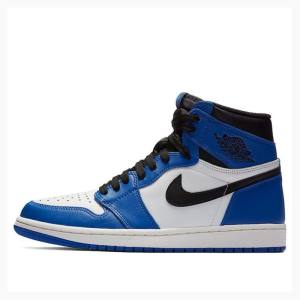 Nike Retro High OG Game Royal Basketbol Ayakkabısı Air Jordan 1 Erkek Mavi Siyah | JD-947TH