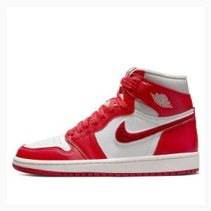 Nike Retro High OG Newstalgia Chenille Basketbol Ayakkabısı Air Jordan 1 Kadın Kırmızı | JD-892LQ