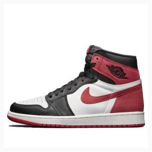 Nike Retro High OG Parça Red Basketbol Ayakkabısı Air Jordan 1 Erkek Kırmızı Siyah | JD-109TP