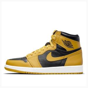 Nike Retro High OG Pollen Basketbol Ayakkabısı Air Jordan 1 Erkek Sarı | JD-623LF