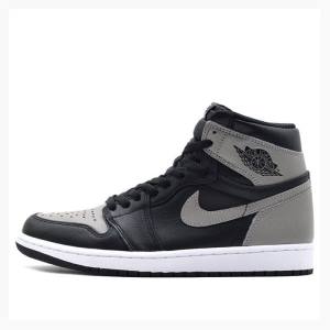 Nike Retro High OG Shadow Basketbol Ayakkabısı Air Jordan 1 Erkek Gri Siyah | JD-391ET