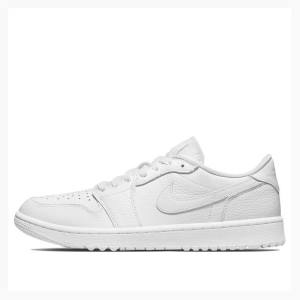 Nike Retro Low Golf Spor Ayakkabı Air Jordan 1 Erkek Beyaz | JD-159GM