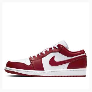 Nike Retro Low Gym Spor Ayakkabı Air Jordan 1 Erkek Kırmızı | JD-840ZV