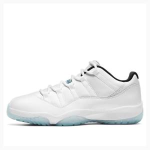 Nike Retro Low Legend Spor Ayakkabı Air Jordan 11 Erkek Beyaz Mavi | JD-567BU