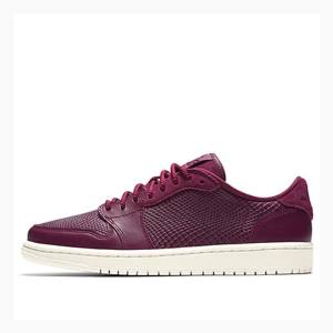 Nike Retro Low NS Bordeaux Spor Ayakkabı Air Jordan 1 Kadın Kırmızı | JD-415UR