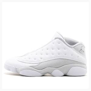 Nike Retro Low Pure Money Spor Ayakkabı Air Jordan 13 Erkek Beyaz | JD-580PD