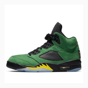 Nike Retro SE Oregon Basketbol Ayakkabısı Air Jordan 5 Erkek Yeşil | JD-261JR