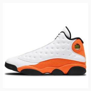 Nike Retro Starfish Basketbol Ayakkabısı Air Jordan 13 Erkek Beyaz Turuncu | JD-234FZ