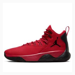 Nike Super Fly MVP PF Black Red Basketbol Ayakkabısı Air Jordan Erkek Kırmızı Siyah | JD-698VM