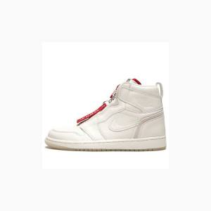 Nike X Anna Wintour Retro High Zip AWOK Basketbol Ayakkabısı Air Jordan 1 Kadın Beyaz | JD-691XO