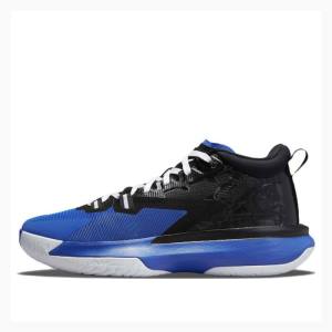 Nike Zion 1 PF Basketbol Ayakkabısı Air Jordan Erkek Siyah Mavi | JD-410EF