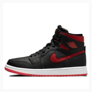 Nike Zoom CMFT Bred Basketbol Ayakkabısı Air Jordan 1 Kadın Siyah Kırmızı | JD-731CU