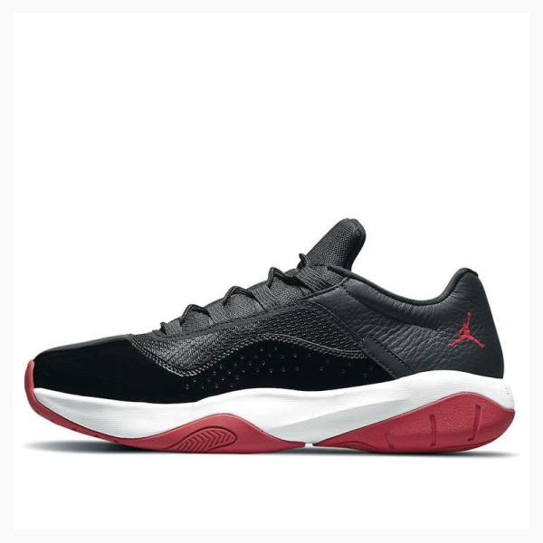 Nike CMFT Low \'Bred\' Gym Spor Ayakkabı Air Jordan 11 Erkek Siyah Beyaz Kırmızı | JD-284WI