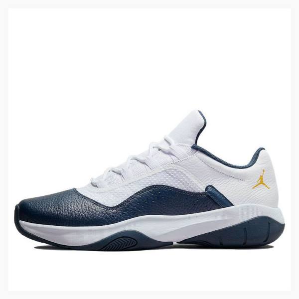 Nike CMFT Low Michigan Armory Spor Ayakkabı Air Jordan 11 Erkek Beyaz Lacivert | JD-490MH