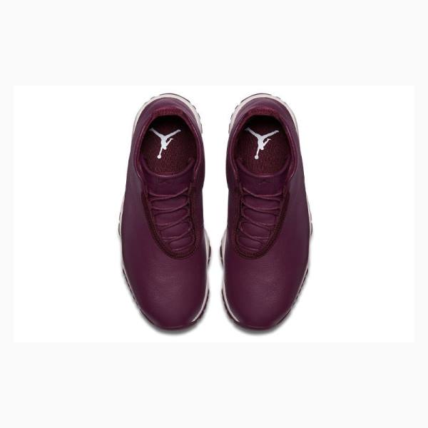 Nike Future Deri Basketbol Ayakkabısı Air Jordan Kadın Bordeaux | JD-146AY