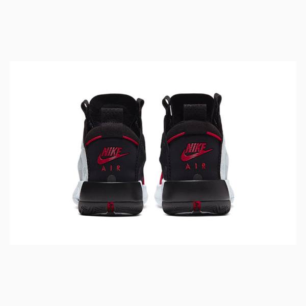 Nike (GS) BQ3384 Basketbol Ayakkabısı Air Jordan 34 Kadın Siyah Beyaz Kırmızı | JD-523DY