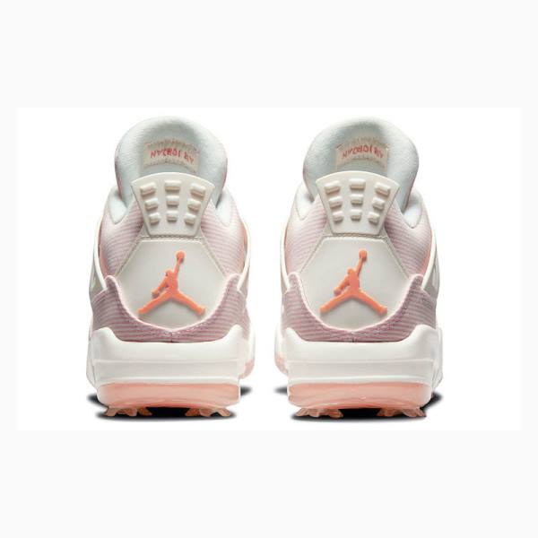 Nike Golf Apricot Agate Basketbol Ayakkabısı Air Jordan 4 Erkek Pembe | JD-305ST