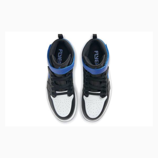 Nike High FlyEase 'Hyper Royal' Basketbol Ayakkabısı Air Jordan 1 Erkek Siyah Mavi | JD-712UW