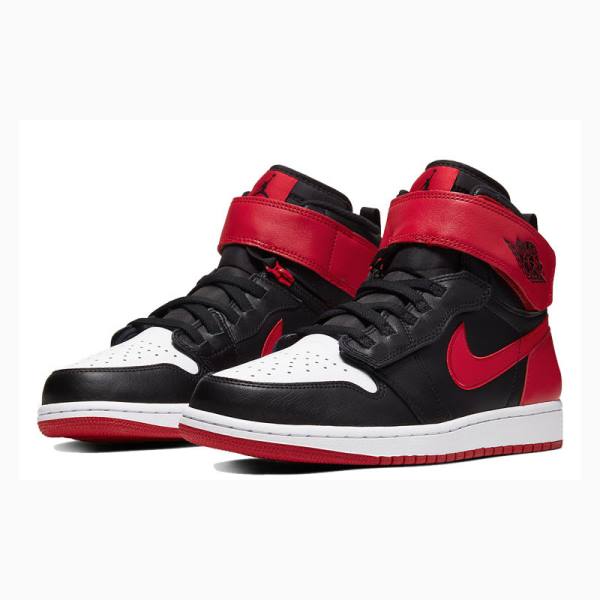 Nike High Flyease Black Gym Red Basketbol Ayakkabısı Air Jordan 1 Erkek Kırmızı Siyah | JD-208FE