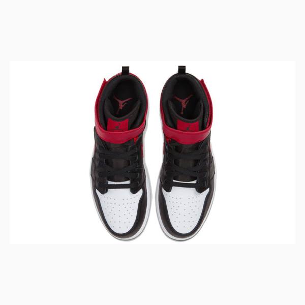 Nike High Flyease Black Gym Red Basketbol Ayakkabısı Air Jordan 1 Erkek Kırmızı Siyah | JD-208FE