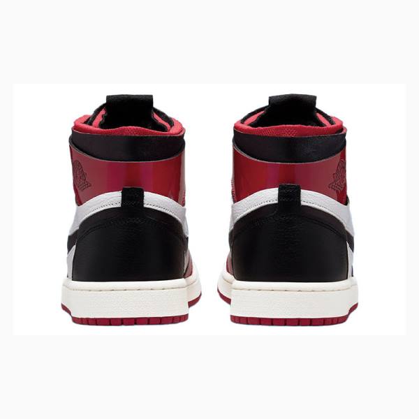 Nike High Zoom Air CMFT Rugan Chicago Basketbol Ayakkabısı Air Jordan 1 Kadın Kırmızı Siyah | JD-851EV