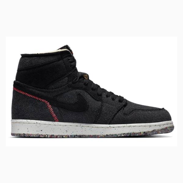 Nike High Zoom Space Hippie Basketbol Ayakkabısı Air Jordan 1 Erkek Siyah | JD-862FG