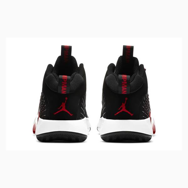 Nike Jumpman 2021 PF Bred Basketbol Ayakkabısı Air Jordan Erkek Siyah Beyaz Kırmızı | JD-293WV