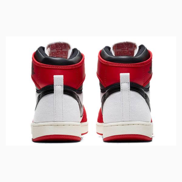 Nike KO Chicago Chicago 2021 Edition Chicago Basketbol Ayakkabısı Air Jordan 1 Erkek Siyah Beyaz Kırmızı | JD-321WC