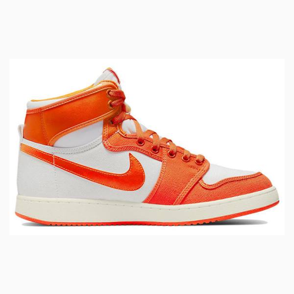 Nike KO Rush Basketbol Ayakkabısı Air Jordan 1 Erkek Turuncu | JD-687YJ