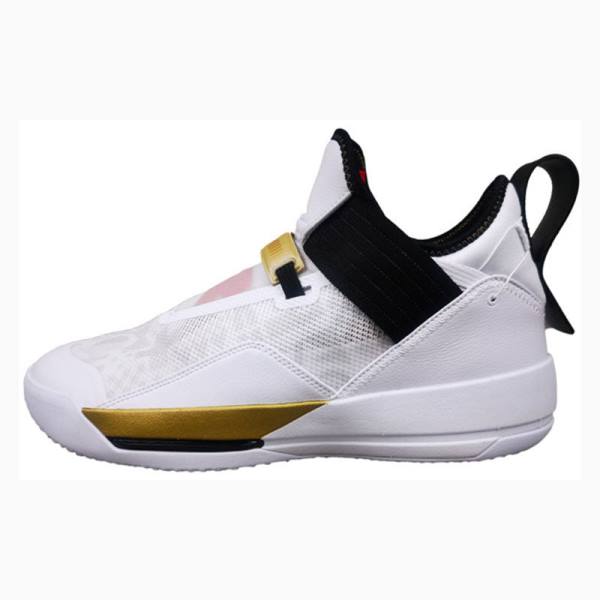 Nike Koşu Ayakkabısı Air Jordan 33 Kadın Siyah Beyaz | JD-154FT