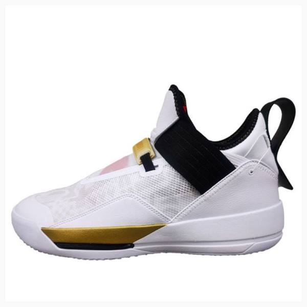 Nike Koşu Ayakkabısı Air Jordan 33 Kadın Siyah Beyaz | JD-154FT