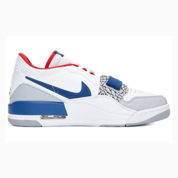 Nike Legacy 312 Low French Spor Ayakkabı Air Jordan Kadın Beyaz Mavi Kırmızı | JD-418KN