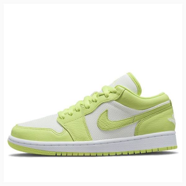 Nike Low Limelight Spor Ayakkabı Air Jordan 1 Kadın Yeşil | JD-358CE