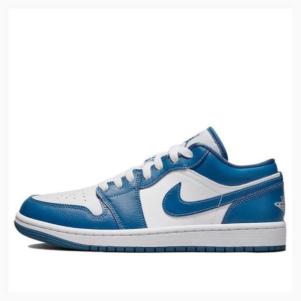 Nike Low Marina Blue Spor Ayakkabı Air Jordan 1 Kadın Mavi | JD-951WF